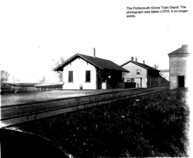 Train Depot Circa 1904, Portsmouth Historical Society