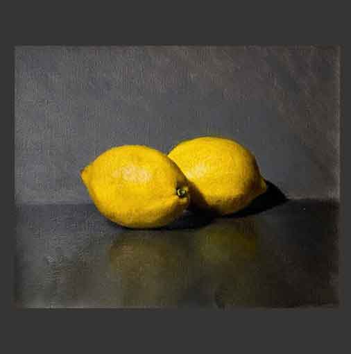 Still Life with Lemons, Natalie Featherston, Portsmouth Arts Guild