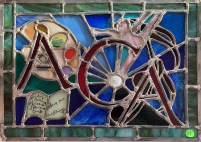 Harle Tinney, "Arts and Cultural Alliance", stained glass, Portsmouth Arts Guild