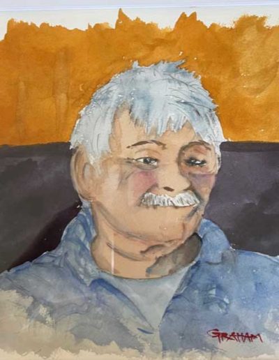 Gary Graham, "Lorquest Local", 11.5 x 8.5, watercolor, $250, Portsmouth Arts Guild
