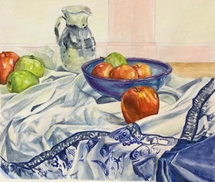 Portsmouth_Arts_Guild_Members_Showcase_Jeannine_Bestoso_Display_of_Apples