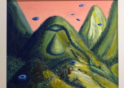 Jill Letourneau Diehl, "The Laughing Hills-Green", Acrylic, $575