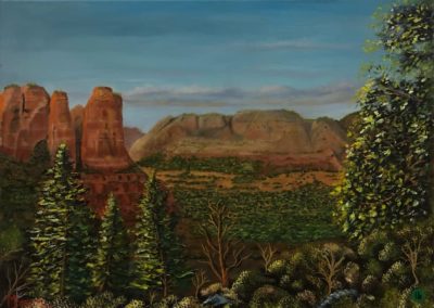 Michael Benisch, "Arizona Red", Oil, $300