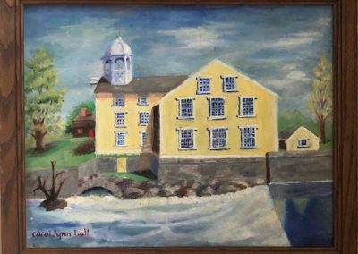 Carol Lynn Hall, "Slater's Mill, Pawtucket", Oil, $500