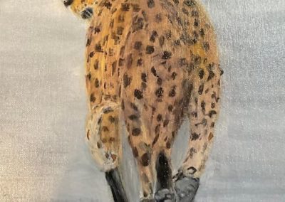 Jacqueline Johnson, "Leopard", Acrylic, $175