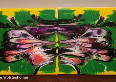 James Wolstenholme, "Butterfly Wings", Acrylic, $150