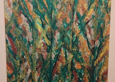 James Wolstenholme, "The Leaves are Changin'", Acrylic, $250