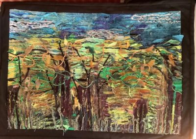 Sarah Oesting, "Forest", Fiber Art, $50
