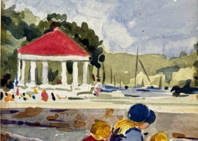 Lisa Bliss, "Summer-Days", Watercolor, $60