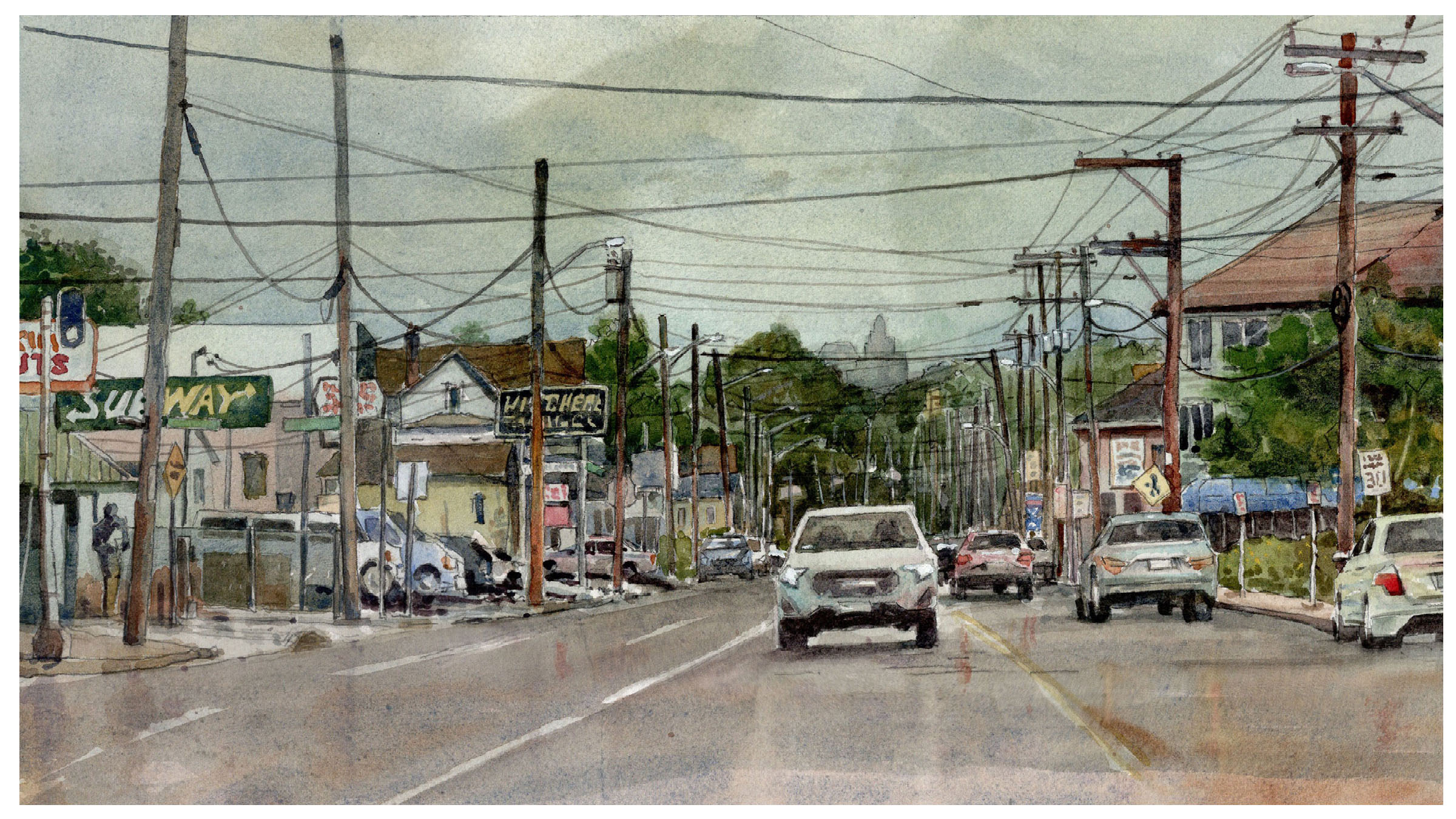 Ed Huff, "Intersections", Portsmouth Arts Guild