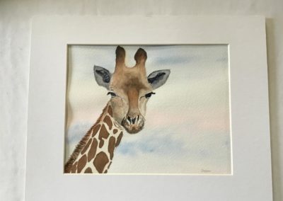 Debra Duggan, "New Friend", Watercolor, $150
