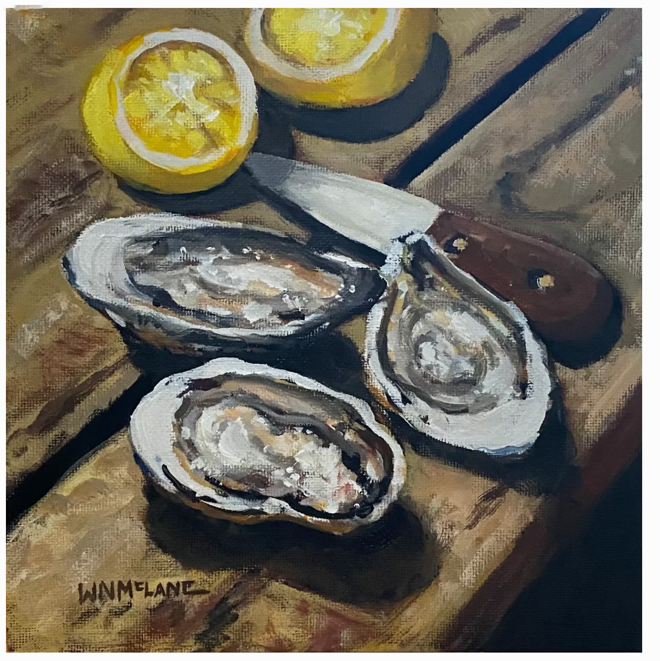 Bill McLane, Oysters, Portsmouth Arts Guild