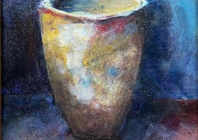 Jacqueline Johnson, "Impressionist Pot", Acrylic, $175