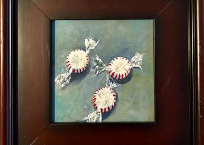Jane Lavender, "Holiday Peppermints-2", Oil, $150