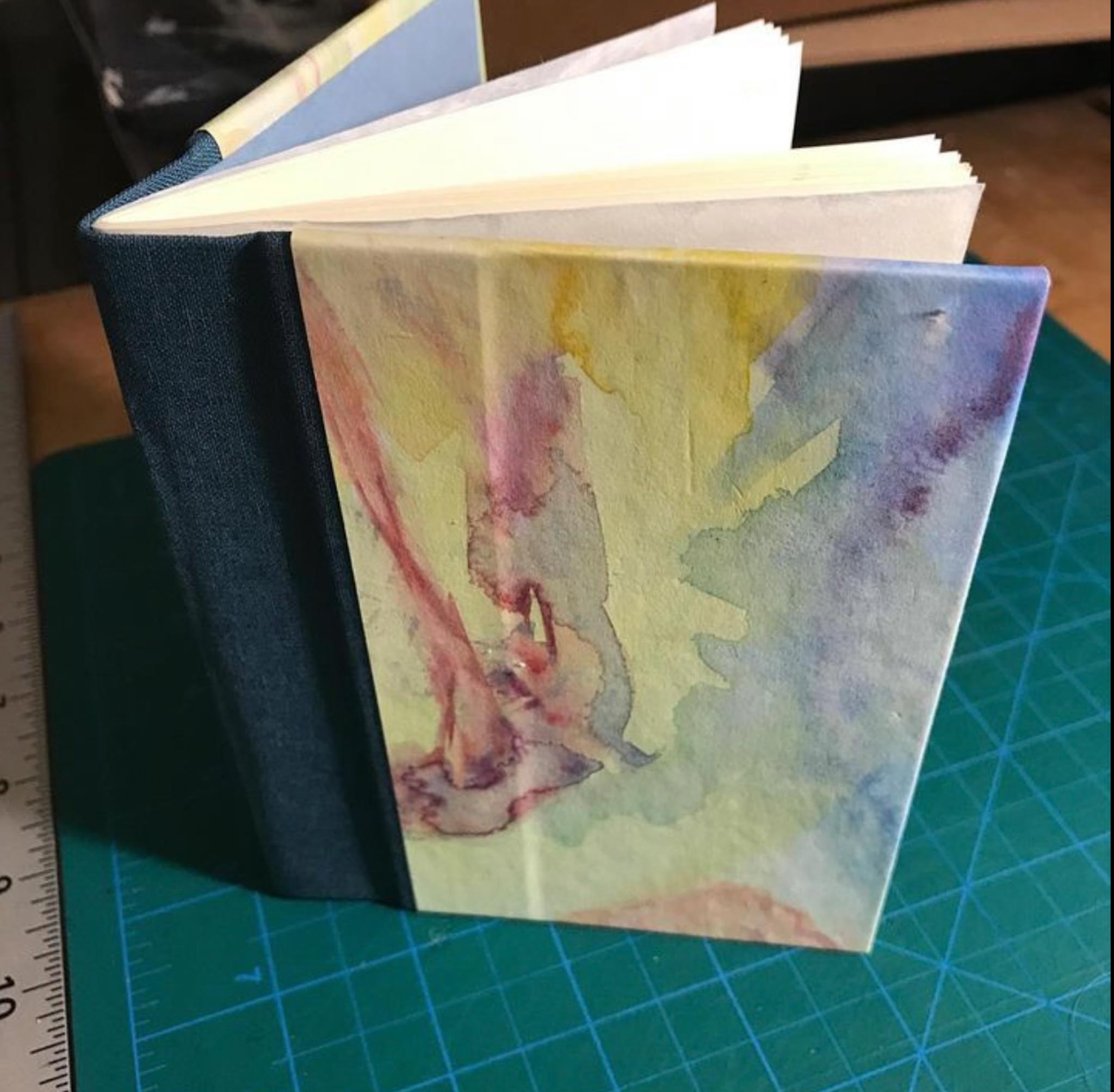 Melony Poirier, Knife Edge Book Binding, Portsmouth Arts Guild