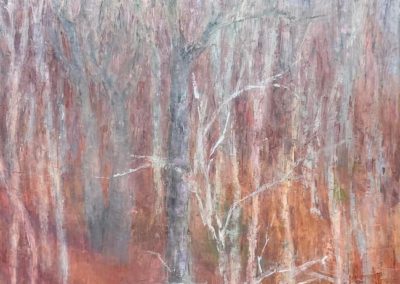 Portsmouth Arts Guild, Members Show 2024, Ellen Coolidge, "Into the Woods", Oil, $150