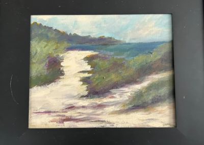 Portsmouth Arts Guild, Members Show 2024, Jane Lavender, "A Walk Thru the Dunes", Acrylic, $250