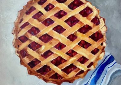 Portsmouth Arts Guild, Members Show 2024, Kathleen Tirrell, "Cherry Pie", Oil, $400