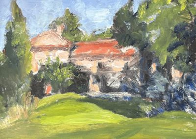 Portsmouth Arts Guild, Members Show 2024, Susan Plume, "Douvencet at Domaine St. Jacques", Oil, $300