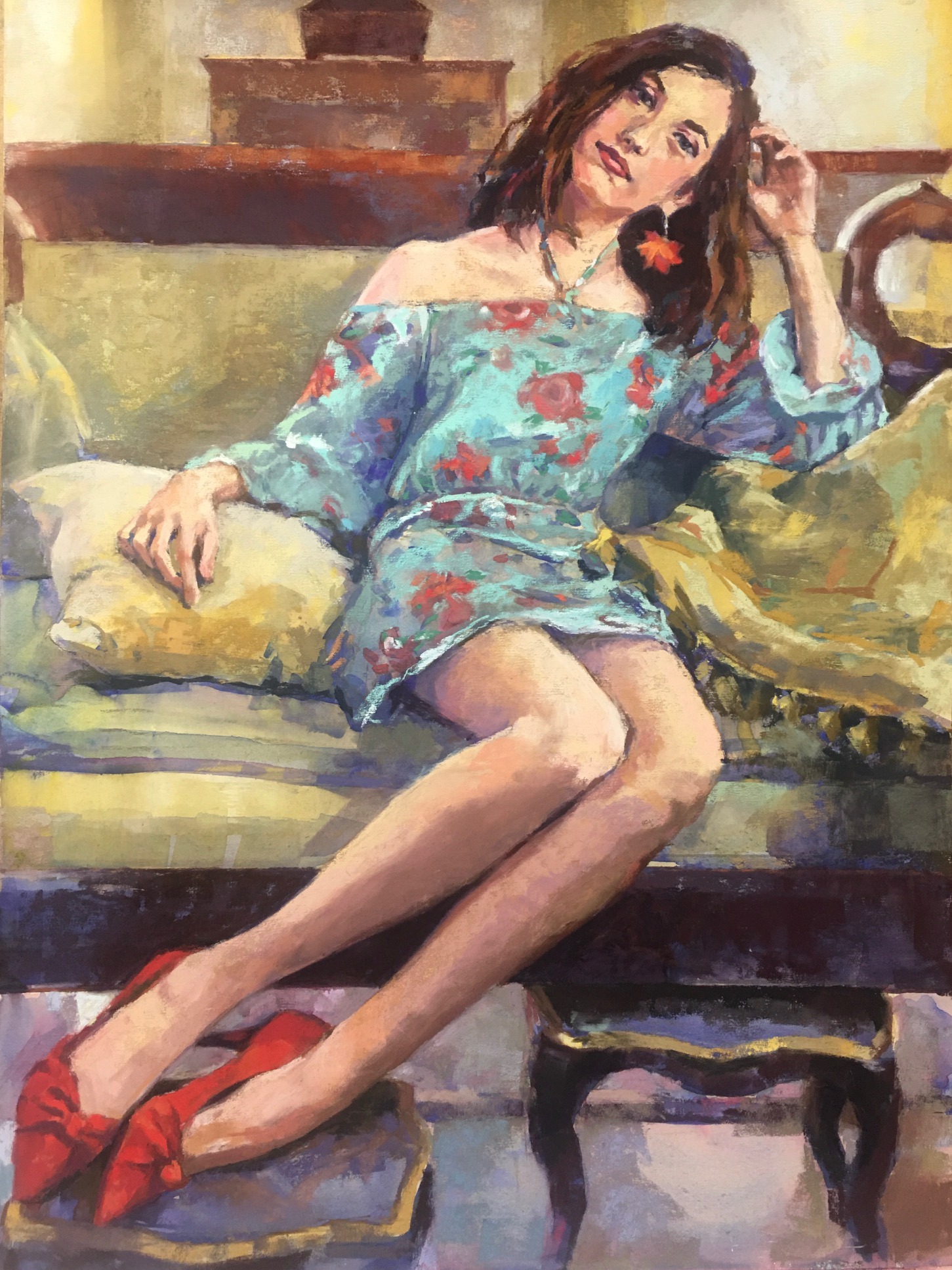 Valerie Albert Weingard, Red Shoes, Portsmouth Arts Guild