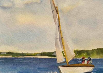 Katherine Nordstrom, "Calm Winds", watercolor, $200, Portsmouth Arts Guild