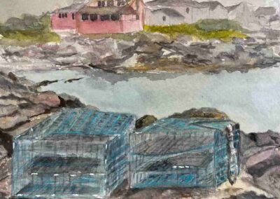 Penny Carrier, "Monhegan Morning", $250, Portsmouth Arts Guild