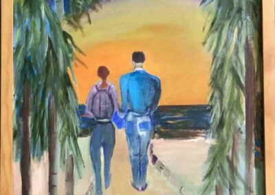 Sheila Clark Lundy, "Summer Love", acrylic, $250, Portsmouth Arts Guild