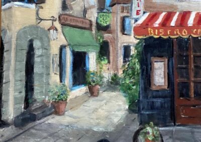 Jacqueline Johnson, French Bistro, Acrylic, $175