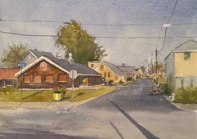 Wendy Berube, Off Season, Watercolor, $175