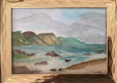 Sheila Clark Lundy, Block Island, Watercolor, $75