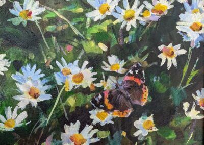 Amy Bartlett Wright, Daisy Love, Acrylic, $300