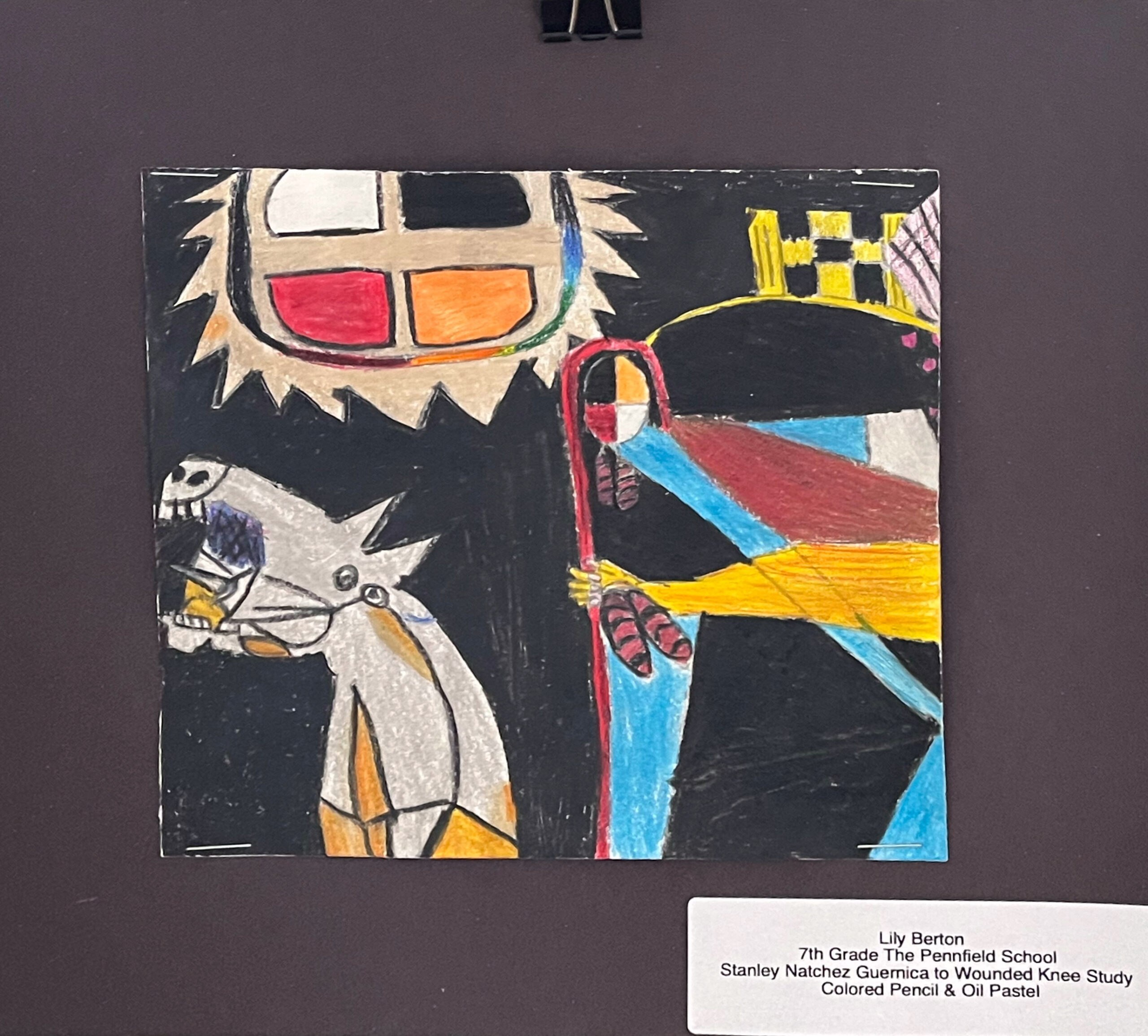 Lily Berton 7th Grade Pennfield School, 1st Place, Portsmouth Arts Guild