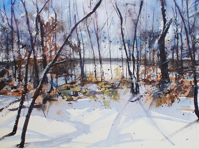 Winter Whites in Watercolor with Anne Wert