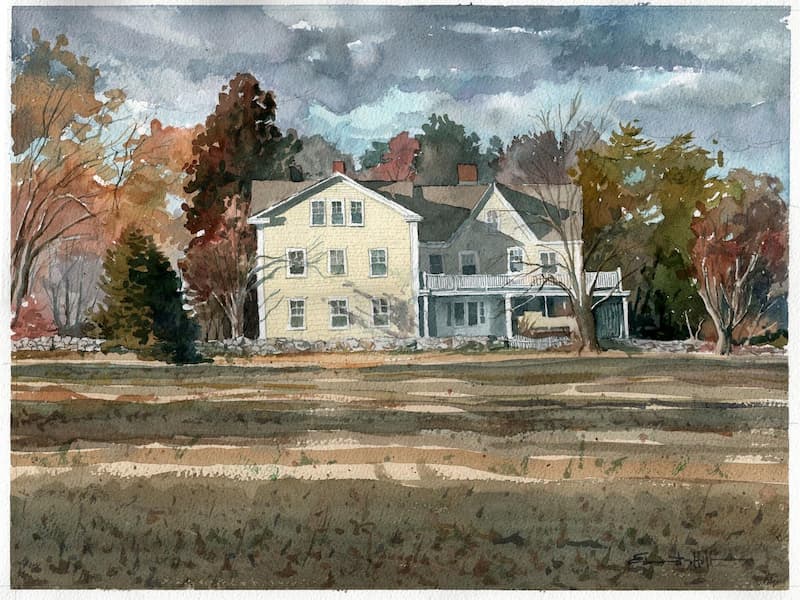 Edward Huff Winter Shadows 800x600